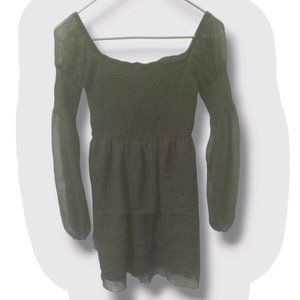 Lioness moulin rouge smocked mini dress